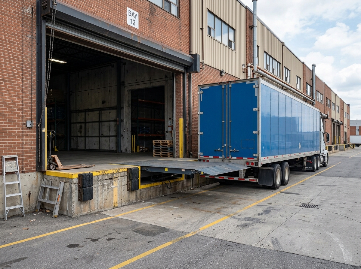 Commercial loading dock door installation Detroit